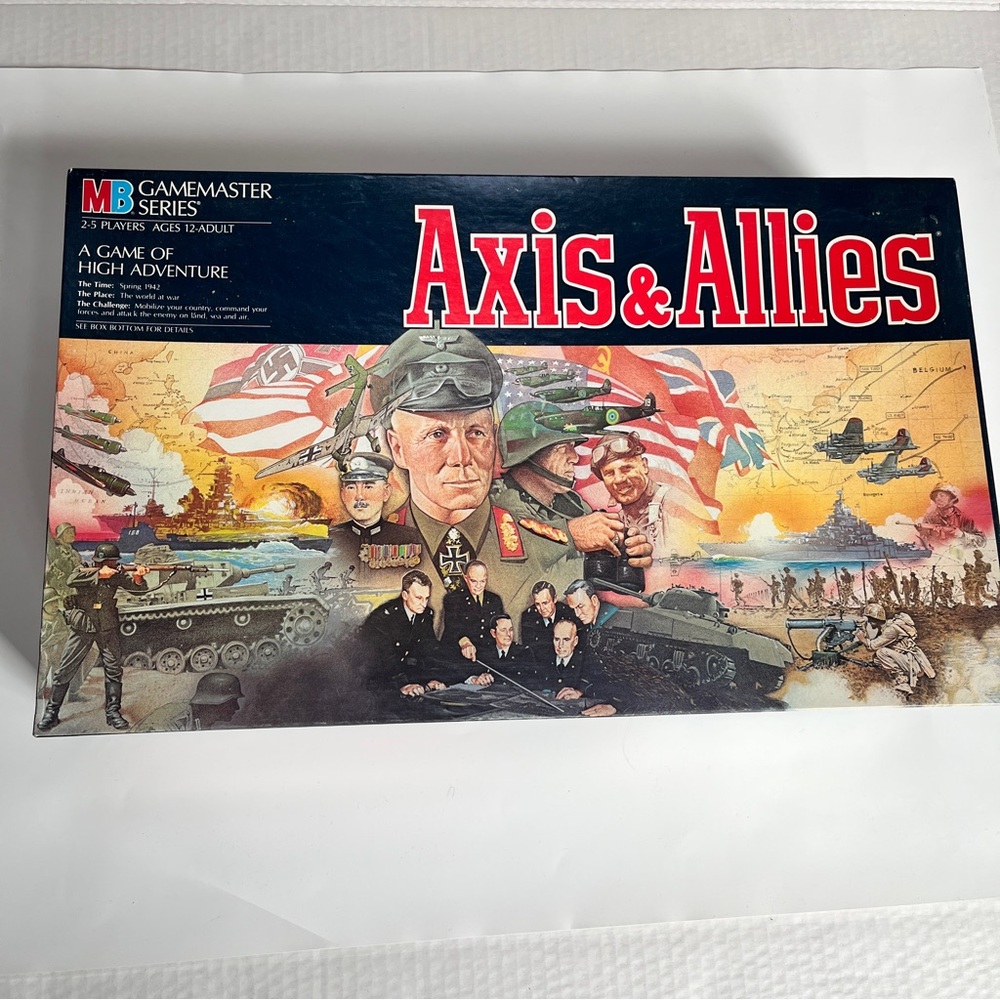Vintage Axis & Allies Board Game by Milton Bradley